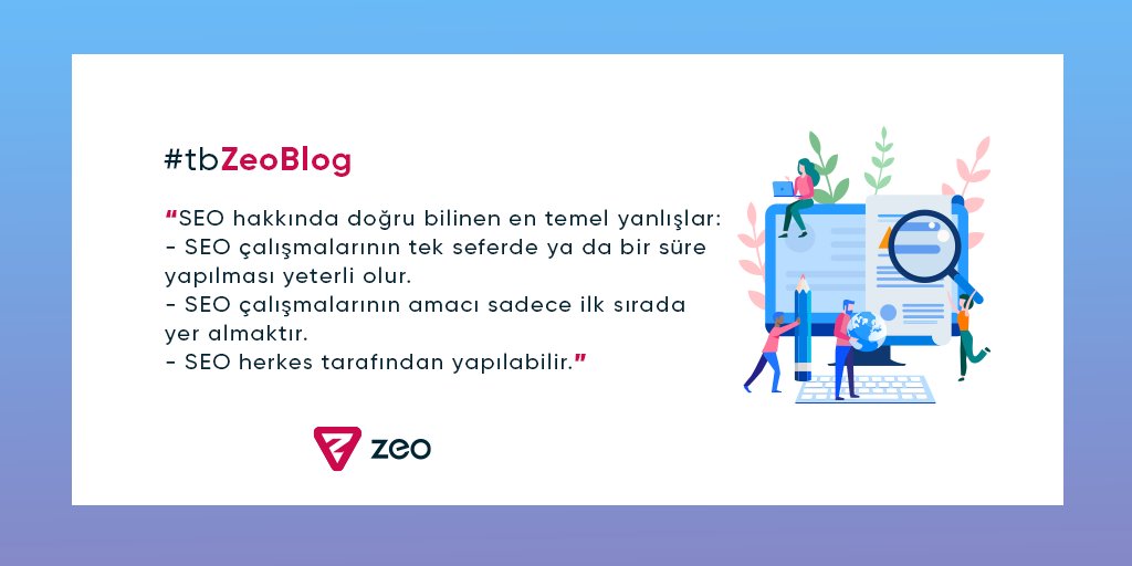 zeoagency's tweet image. 📆 SEO hakkında doğru bilinen en temel yanlışlardan bahsettiğimiz blog yazımızı tüm detaylarıyla okumak için hemen aşağıdaki linke tıklayabilirsiniz.👇
zeo.org/tr/blog/seo-ha…

#seo #tbZeoBlog