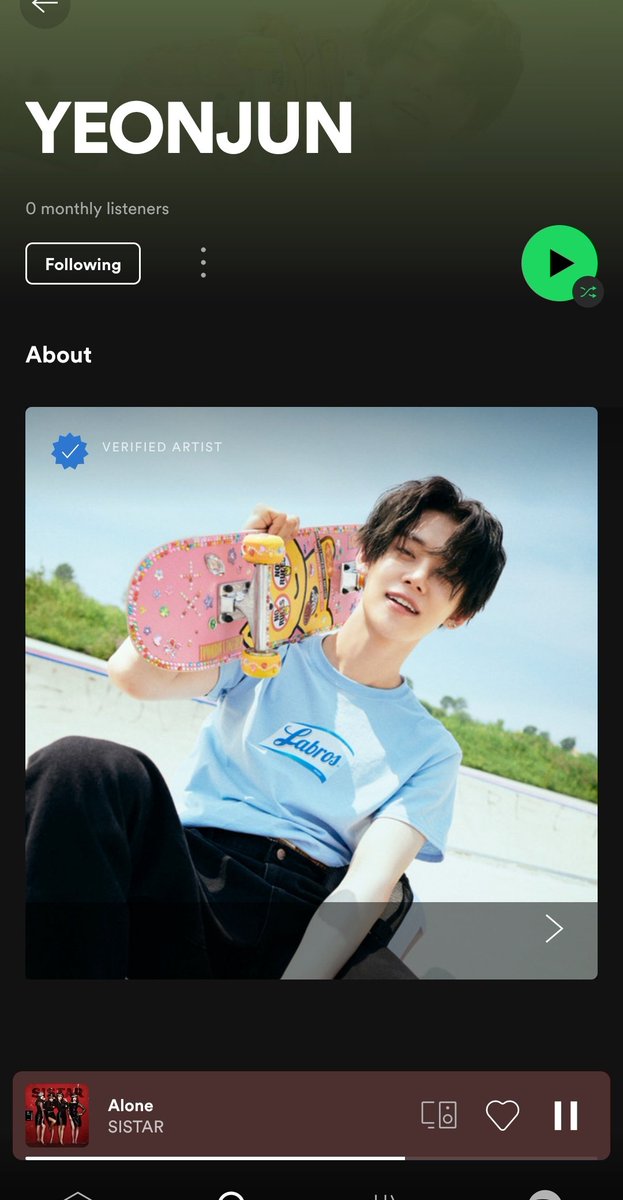 yawnzamn's tweet photo. yj's spotify is cricketing so loud https://t.co/Auu0ZXJMdt