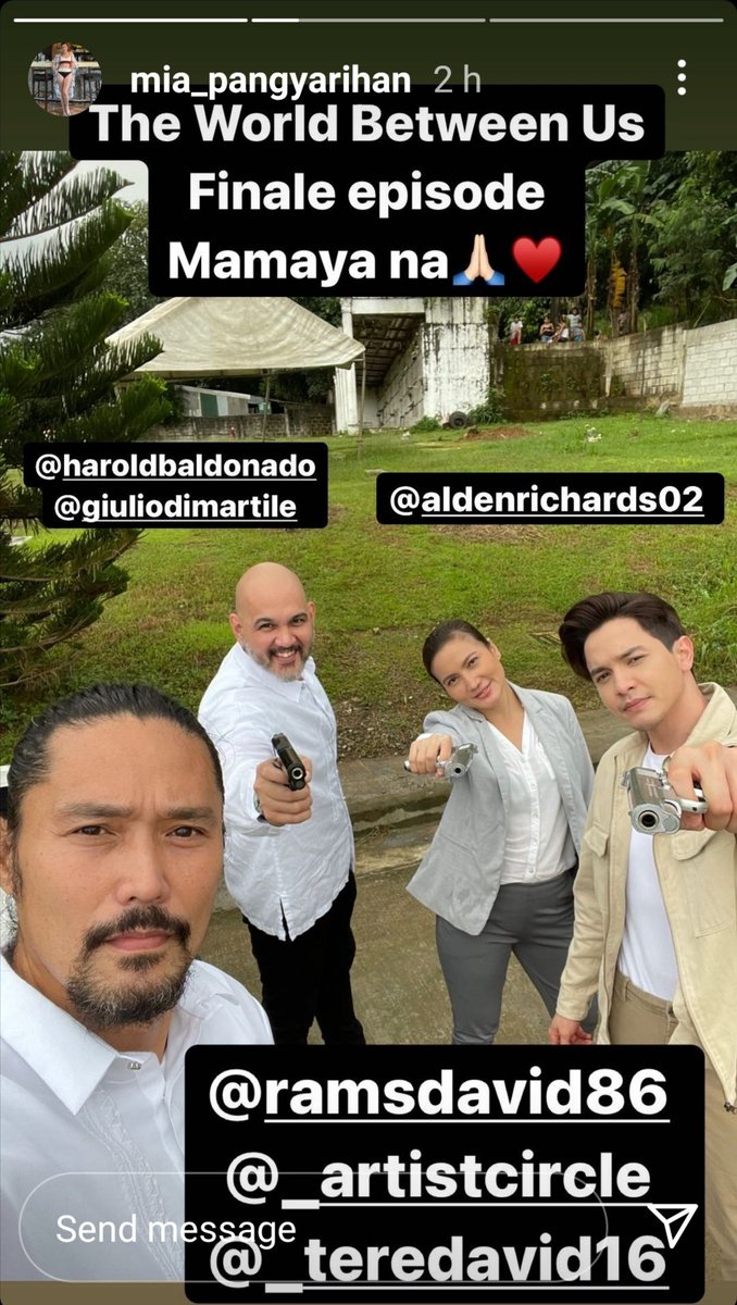 ItsmeAivee2's tweet photo. Finale episode ng
#TheWorldBetweenUs 
#BETWEENers 
#ALDENRichards 

📸jerichoarceo/miapangyarihan https://t.co/tSrfhmhJTm