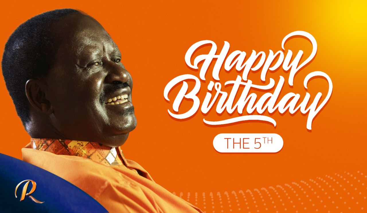 Happy birthday Baba Jakom Raila Odinga 