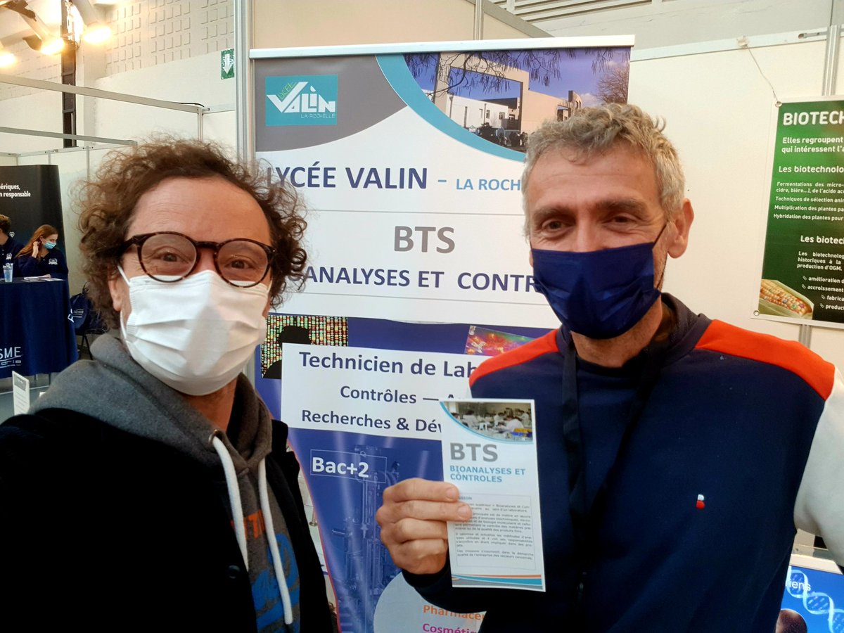 WGrossin's tweet photo. Venez nous retrouver au #salonpasserelle pour le #btsbioac au @LyceeValinLR ! @biotechnovalin https://t.co/pkJldVd6zU