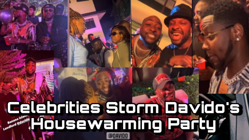 Kelechiic's tweet photo. Jay jay Okocha, Iyanya, Kizz Daniel, Mayorkun &amp; ex #BBNaija housemates Queen, Cross, Angel were all seen at Davido’s housewarming in Banana Island last night. Watch - 
https://t.co/cEiSAKbQsm #BBNTalks #BBN #Davido #AngelJBSmith #CrossOkonkwo #Queen       @davido @Queenmatang https://t.co/aa45S1sP1C