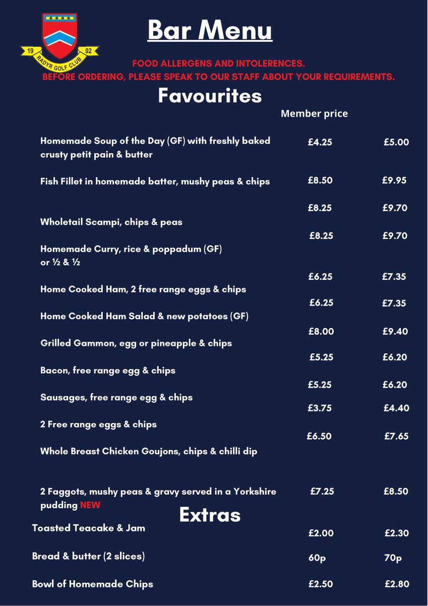 radyrgolf's tweet photo. Over the past few weeks we have been working on a few exciting additions for members to enjoy 😊 

The first to bring you is our new menu which will launch on the 11th January

Some really nice dishes &amp; we hope to see you at the club giving them the taste test

#YourCapitalClub https://t.co/Azd3zb1bh1