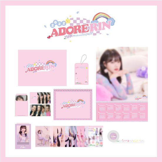 2022 WELCOMING KIT 'ADORERIN' 

PRE ORDER
🔗 bit.ly/3JIuX73
📆 2022.01.07 FRI 6pm ~ 2022.01.09 SUN 11:59pm (KST)

#예린 #YERIN