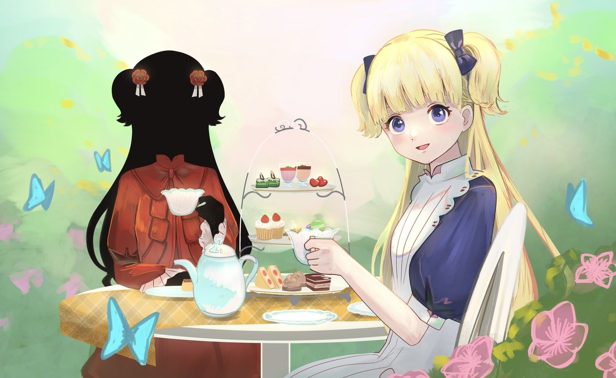「シャドーハウスアニメ見た記念絵 作画と世界観良かった。。  #シャドーハウス #」|ranico@31カラパレちゃれんじ中！のイラスト