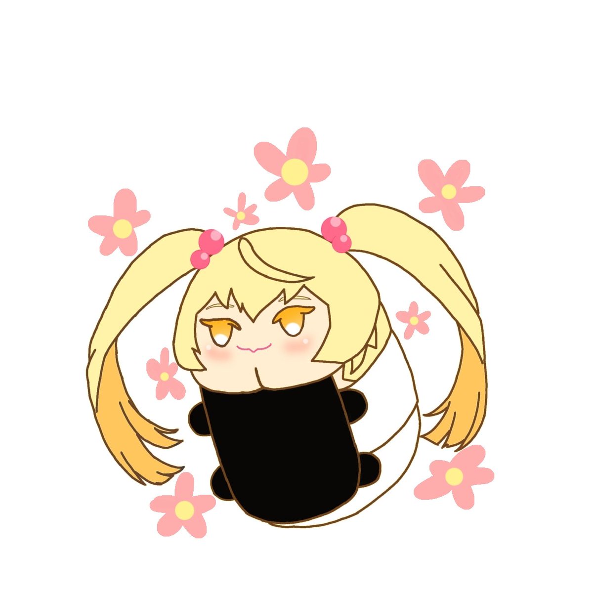 yosaku_kun's tweet photo. ツインテールのもちひげちゃんが可愛く描けたので見て欲しい https://t.co/ZwuS8zUke0