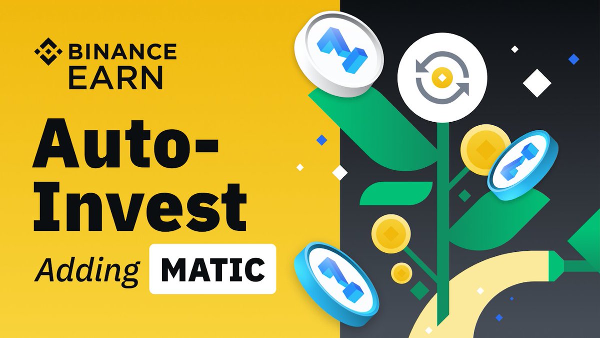 #Binance Earn - $MATIC is now supported on Binance Auto-Invest plans. 

➡️binance.com/en/support/ann…