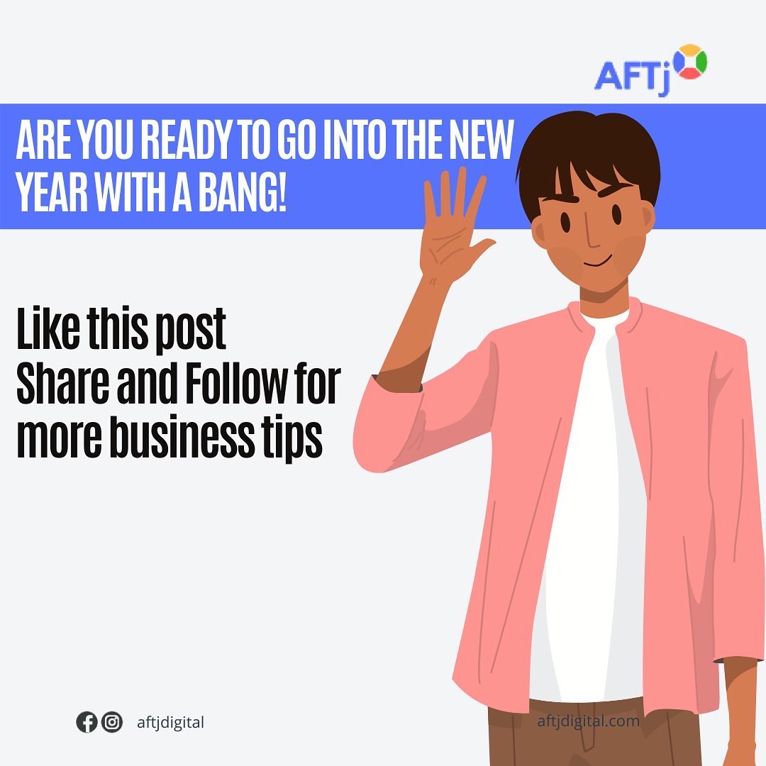 AftjDigital's tweet photo. Start the year with these tips and evaluate your business
Swipe left 👉🏾
✅Like, share and follow for more helpful business tips 
#smallbusiness #business #DigitalMarketing #businessowner https://t.co/o2a3NYYML1