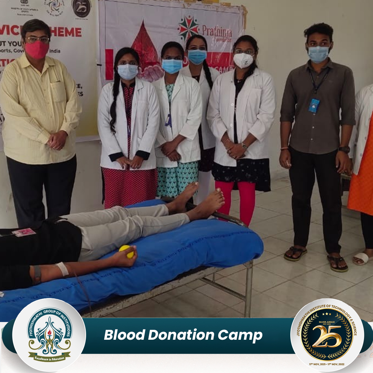 jyothish_mathi's tweet photo. The National Service Scheme (NSS) wing of the JITS in association with Prathima institute of medical sciences (PIMS) organised a #BloodDonationCamp in which over 100 units of blood were collected.

Visit us : https://t.co/2AQ1PbpLBb

#NationalServiceScheme #NSS #PIMS #JITS https://t.co/TcjVnS3occ