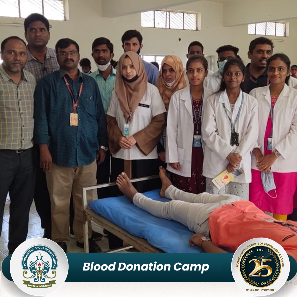 jyothish_mathi's tweet photo. The National Service Scheme (NSS) wing of the JITS in association with Prathima institute of medical sciences (PIMS) organised a #BloodDonationCamp in which over 100 units of blood were collected.

Visit us : https://t.co/2AQ1PbpLBb

#NationalServiceScheme #NSS #PIMS #JITS https://t.co/TcjVnS3occ