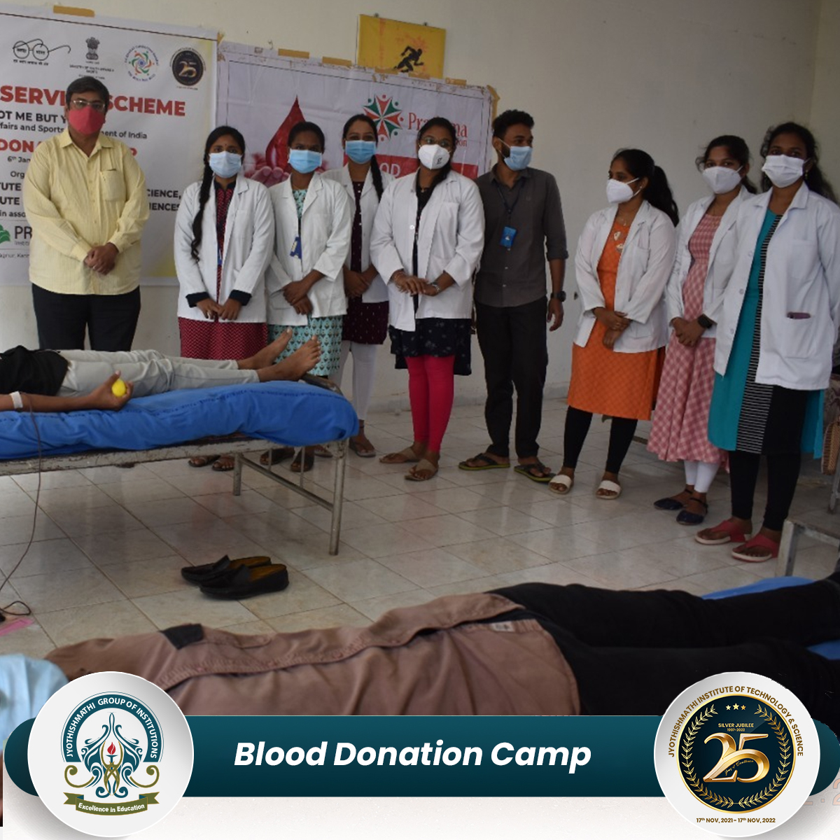 jyothish_mathi's tweet photo. The National Service Scheme (NSS) wing of the JITS in association with Prathima institute of medical sciences (PIMS) organised a #BloodDonationCamp in which over 100 units of blood were collected.

Visit us : https://t.co/2AQ1PbpLBb

#NationalServiceScheme #NSS #PIMS #JITS https://t.co/TcjVnS3occ