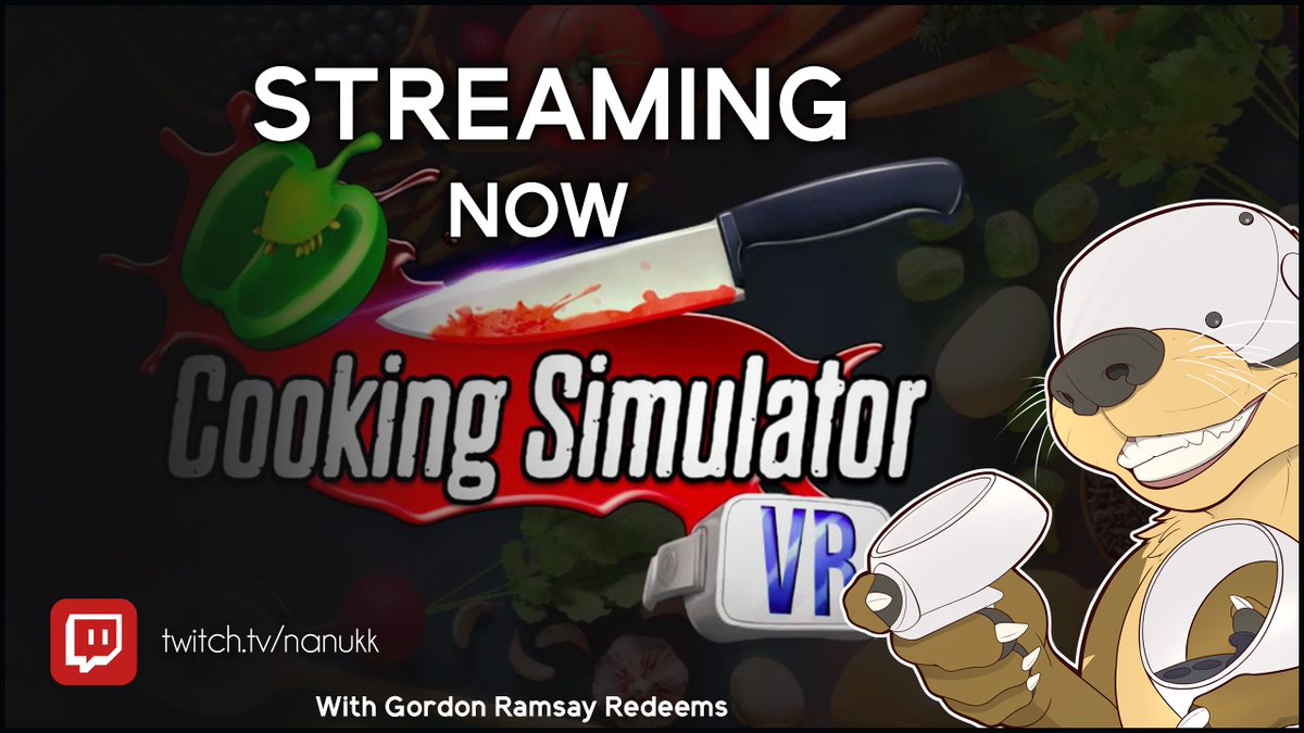 NanukkLuik's tweet image. #Streaming Cooking VR! Off to appease the Gordan, or I'll won't win Kitchen Otters.

I'm now live!~

twitch.tv/nanukk

#CookingSimulator2 #twitch #vtuber