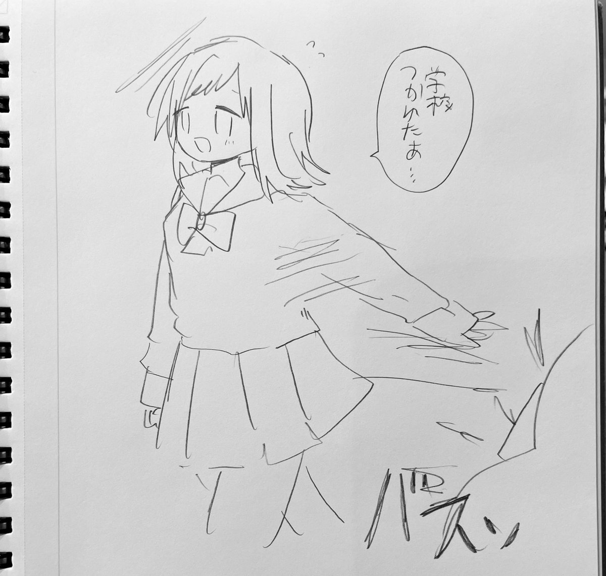 スマホを布団に投げる真乃も描いたけどただのぞんざい真乃だった 