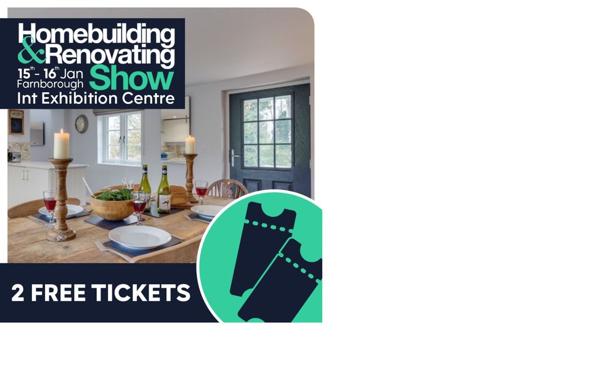 1 week countdown - Grab FREE tickets &amp; come down to take a look - thinking about targetting a huge self build and renovating market in 2022 or looking at starting a home project of your own? lnkd.in/dQ_D8-_e #HBRShow22 <a href="/MyHomebuilding/">MyHomebuilding</a> #events