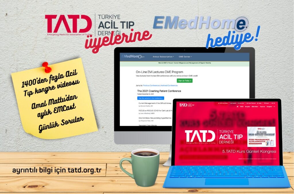 TrTATD's tweet photo. TATD Üyelerine Özel EMedHome Aboneliği https://t.co/NnCgPeyE9W #Clinicalpearl #emcast #EMedHome https://t.co/ZOfVrBkBLu