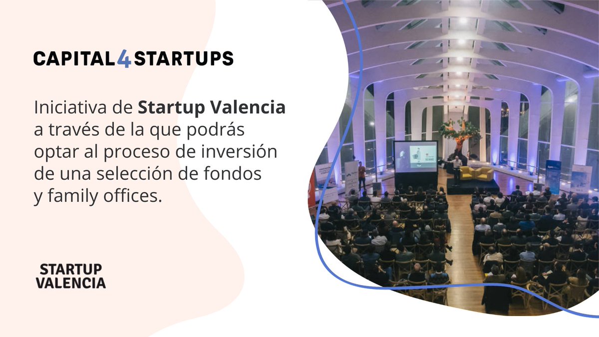 Startup_VLC's tweet photo. Únete a #Capital4Startups, la iniciativa de Startup Valencia a través de la que podrás optar al proceso de #inversion de más de 40 fondos y family offices 💸
Presenta tu proyecto aquí 👇
https://t.co/ds5uc5nFHA https://t.co/X519Br5pYE