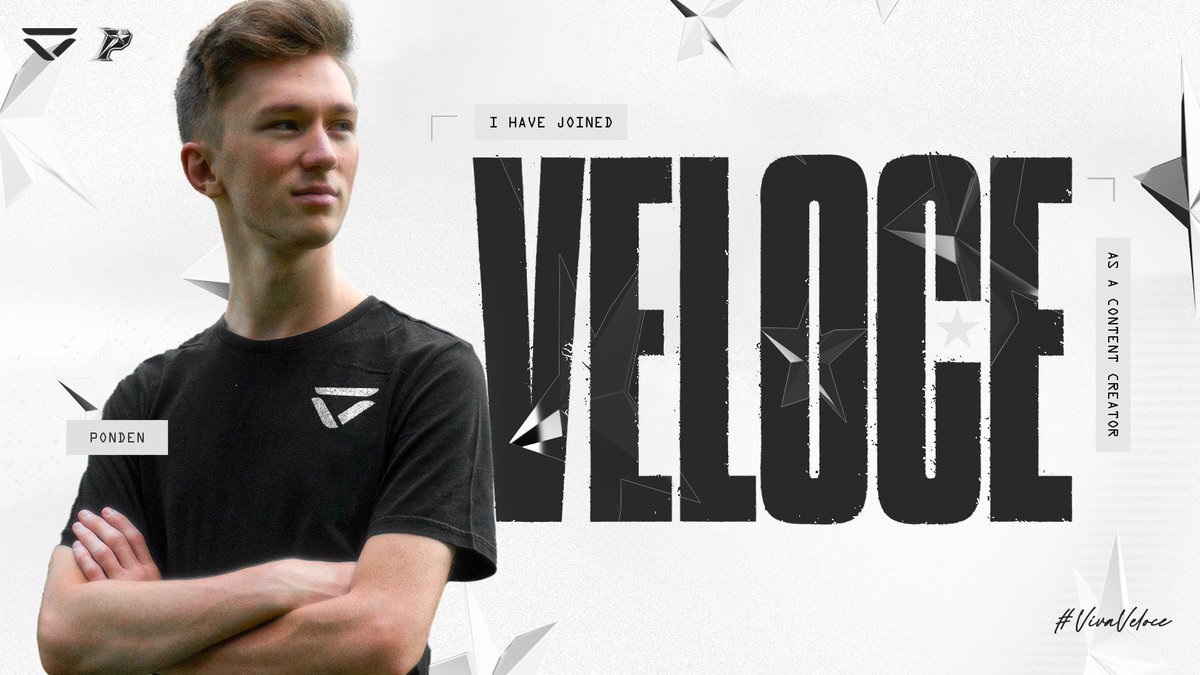 I've joined <a href="/VeloceEsports/">Veloce</a> as a content creator!

So happy to be starting off 2022 with an announcement like this. Really looking forward to working with all the great people within the team to produce some banging content.