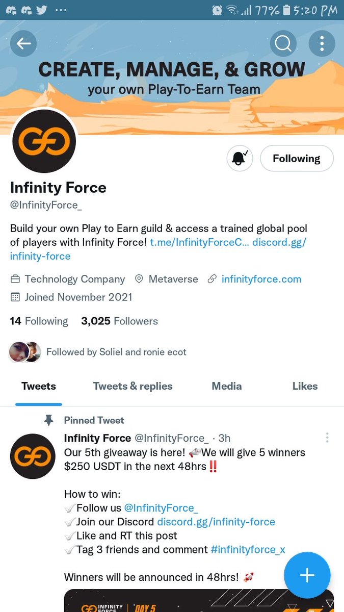 Levie83035651's tweet photo. @InfinityForce_ @ahmadsuratin2 
@alldays_gal 
@Bintara_GO 

#infinityforce_x https://t.co/Id5Czwbg7U