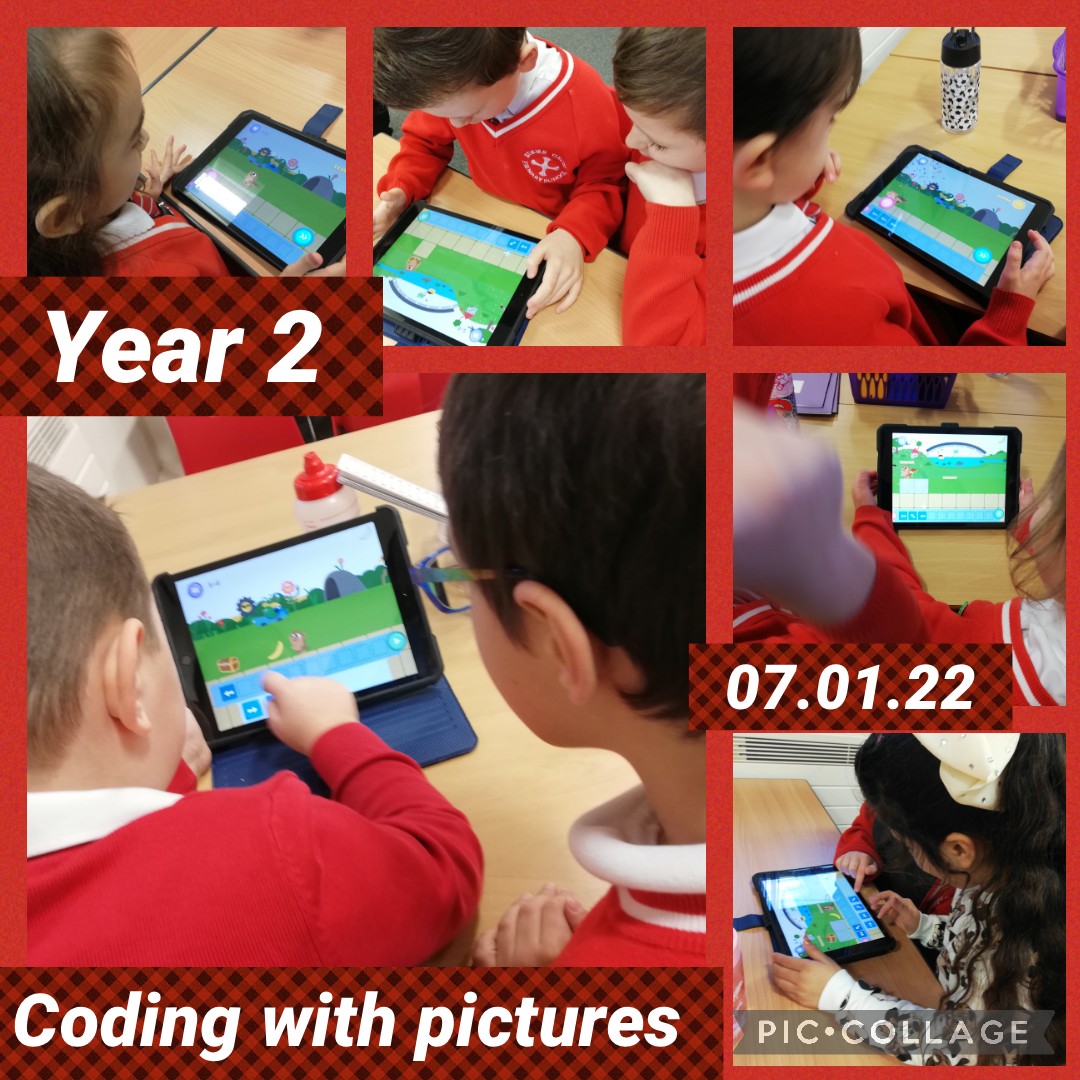 Mr_Tr1g's tweet photo. This morning @SimmsCrossYear2 have been coding through pictures, after we have discussed clear intructions and ordering them #SimmsCrossComputing https://t.co/Z4OzGOk3rl