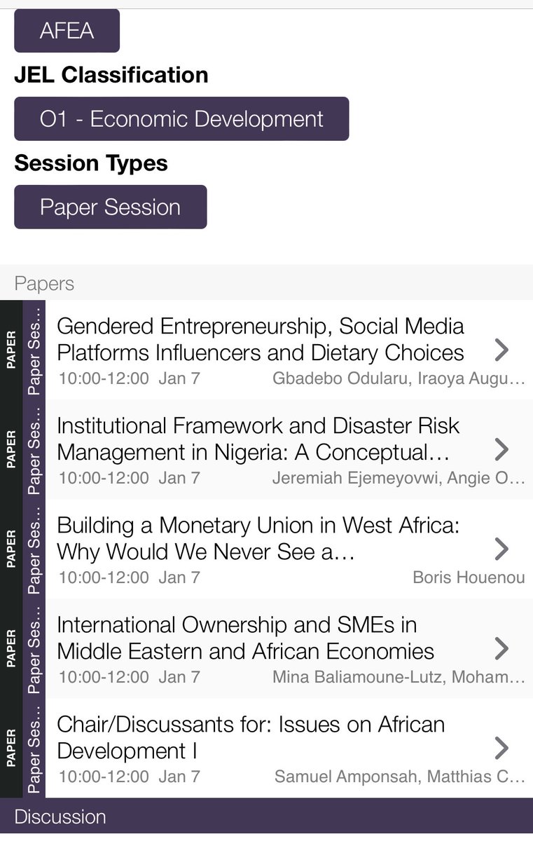 JCMaswana's tweet photo. Conférence #AEA #ASSA2022, Deux sessions #AFEA aujourd’hui: 1ère Session à partir de 10:00 EST (5:00 GMT). 
2e Session à partir de 7:15 GMT. Sera présenté, entre autres, le papier de @christianotchia, @OKodila et al.  👏🏾👏🏾👏🏾 https://t.co/iTz11QQ4Kc
