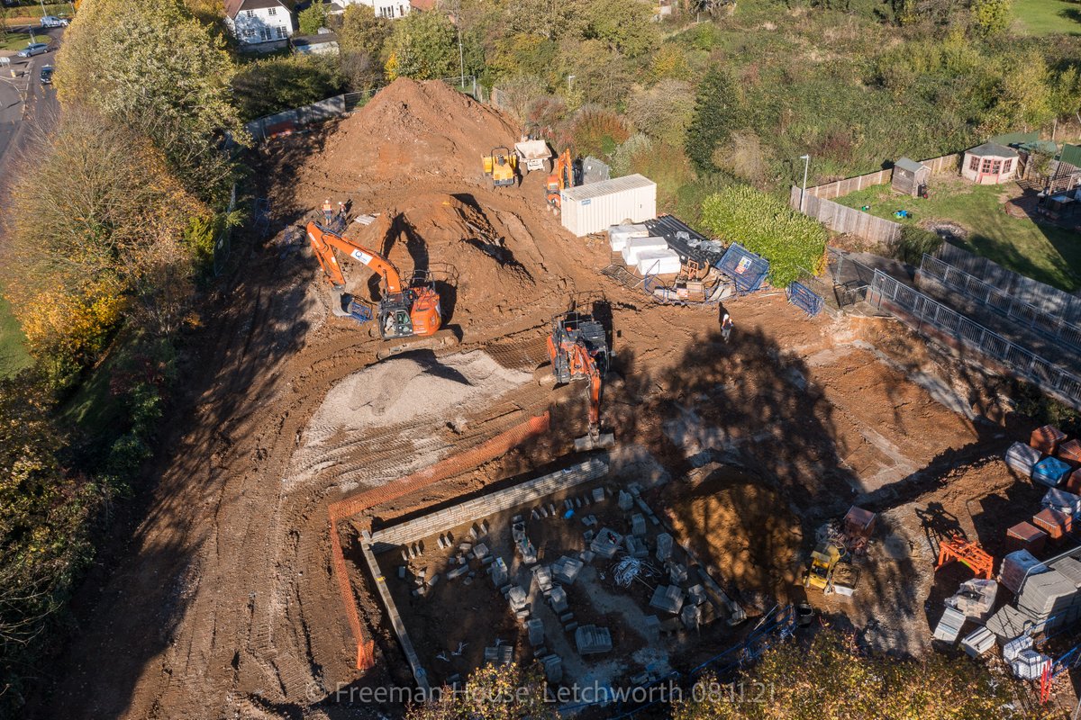 We are pleased to share further progress photos of the groundworks at our Freeman House, Letchworth site where we are currently building 8 houses for HLL, all for private sale.

#siteupdate #development #groundworks #Letchworth