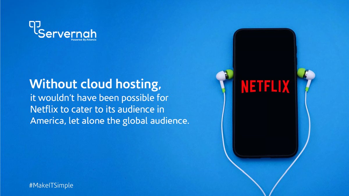 Servernah_Cloud's tweet image. Netflix managed to rapidly grow its business through cloud technology by saving money &amp;amp; being able to cater for many users.
Don’t limit your company’s growth potential, adopt cloud technology and reach for the sky.
#Servernah #netflix #cloudcomputiong #businessgrowthstrategy