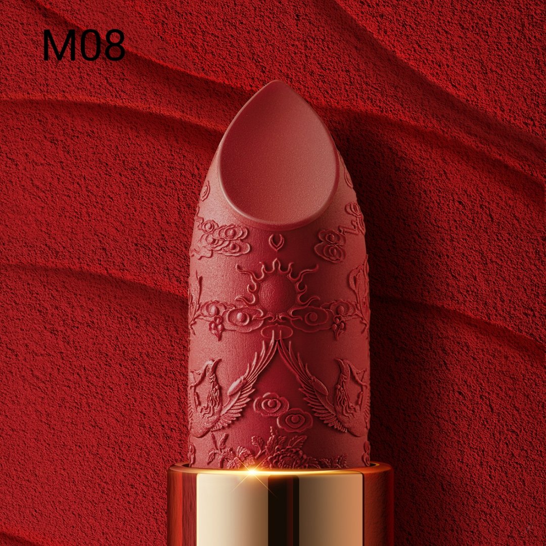 #正宮御品 景雲薄霧 #リップスティック

M08
柔らかく、ベロアみたいなテクスチャー💞
✨一塗りでも高発色、長時間落ちにくく、保湿効果のあるマットリップの仕上がり

bit.ly/3iQr4AX
公式サイトに2580円でゲット！🎊
6600以上のご注文、ピアス1組をプレゼントに～
お早めに～