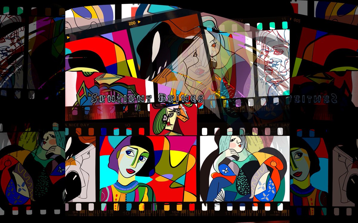 Sentient Beings is a collection of 300 Abstract portraits.#NFT  
Official link：sentientbeings.art
We build on Stacks.<a href="/Stacks/">stacks.btc</a> 

One free NFT to my followers！

To win:   

🌈Follow <a href="/CliffAu2/">Cliff Au</a> 
🌈Like+ RT  
🌈Join Discord: discord.gg/w3UeZUD3FV