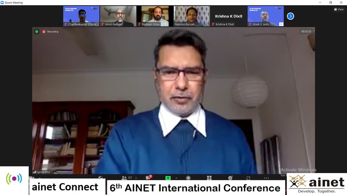 Create reasons for children to understand or communicate in English (and the exam is not the reason!), says Subir Shukla 
#ainet2022 #ainetconnect <a href="/ainetindia/">AINET</a> <a href="/toss_if/">Tauseef Jaazib</a> <a href="/suyog_dixit/">Suyog Ashokrao Dixit</a> <a href="/AlifiyaJAlamdar/">Alifiya J Alamdar</a>