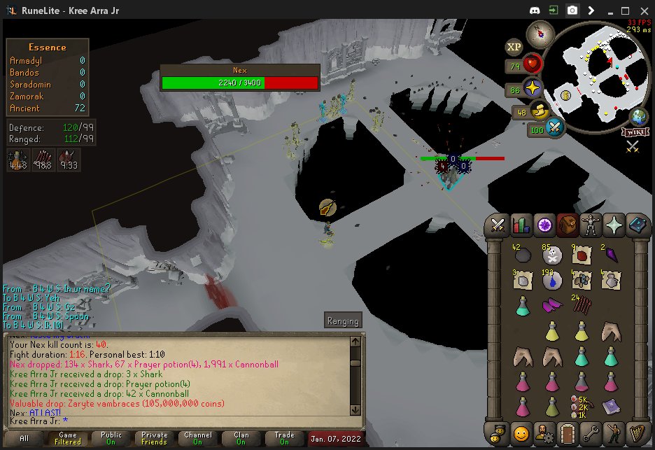 Kreearra_Jr's tweet photo. feeling pumped might just reopen @TeamEternityPvM https://t.co/5oD3z8s1J3