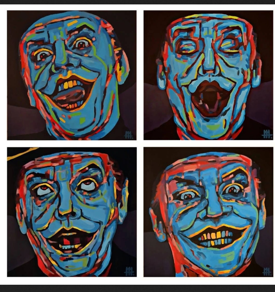 katarzynag13's tweet photo. Where can I find People who love #batman #dccomics and #joker? Serious fans! My bf painted these and I'm looking for a buyer. 4x acrylic on canvas 0.8x08m. Price 1k€ https://t.co/Ay7gUXBvr6