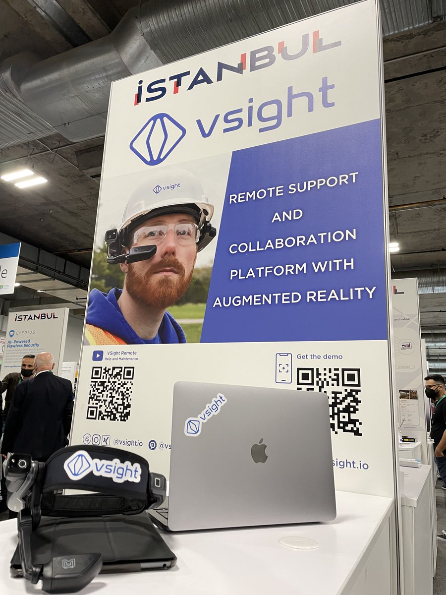 vsightio's tweet photo. Little overview of #CES2022 so far! VSight is located in Booth 61855 in Hall G. Come over and get to know more about #vsight #AR #smartglasses #CES #tech #vsightremote https://t.co/QupTQn6Olw https://t.co/PGl09wVFZD
