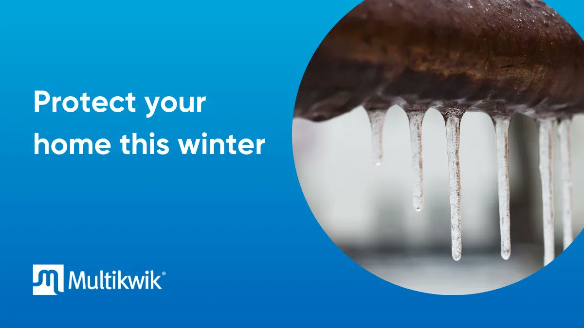Multikwik's tweet image. Protect your home this winter and stay safe ❄️

In case your pipes freeze up, make sure you know where your shut-off valve is... #plumbing #frozenpipes #winter