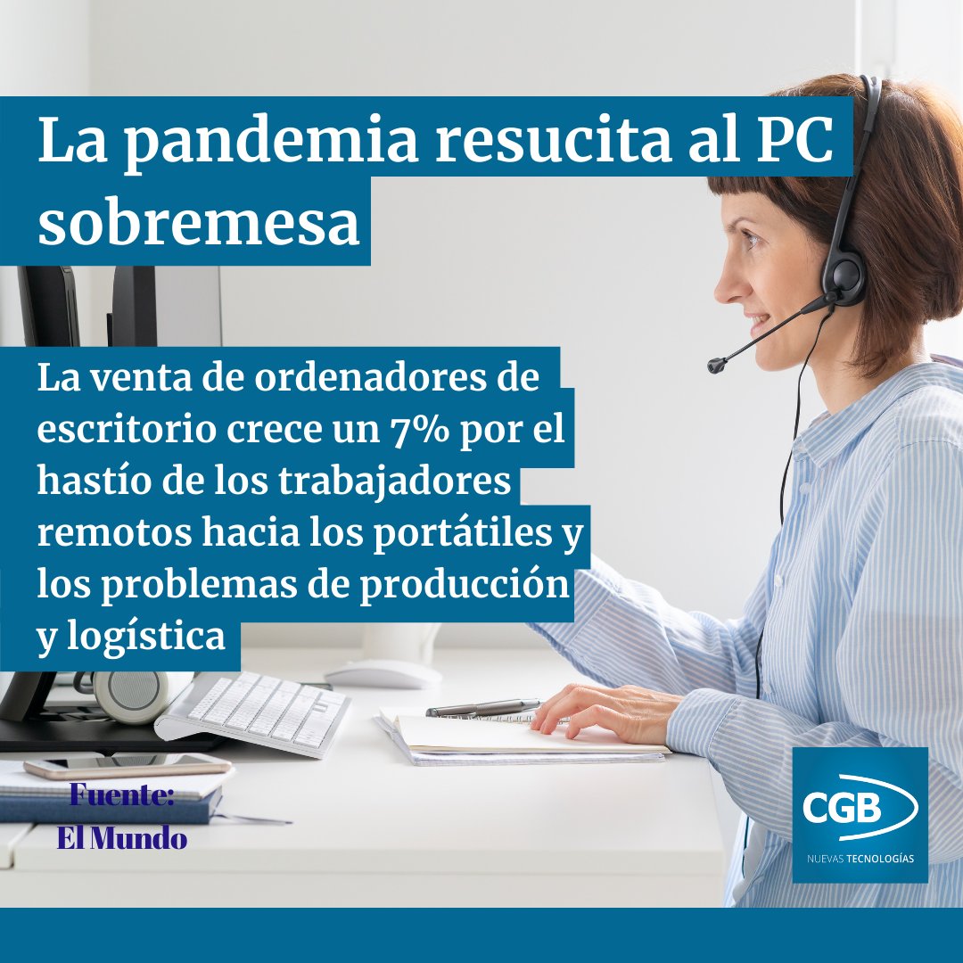 🖥️ La pandemia resucita al PC sobremesa

ℹ️ Más información 👇
ow.ly/rnzZ50Hpkca