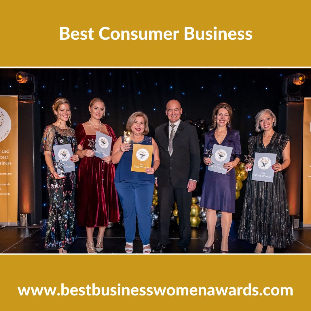 bbwomenawards's tweet photo. Here are our Silver and Gold winners for Best Consumer Business 2021.

@djrmaddisons  @OneOfAStyle  @vieaesthetics 

#BBWA2021 #BestBusinessWomenAwards2021 #BestBusinessWomen #Awards #WomeninBusiness https://t.co/zy6li1HhQk