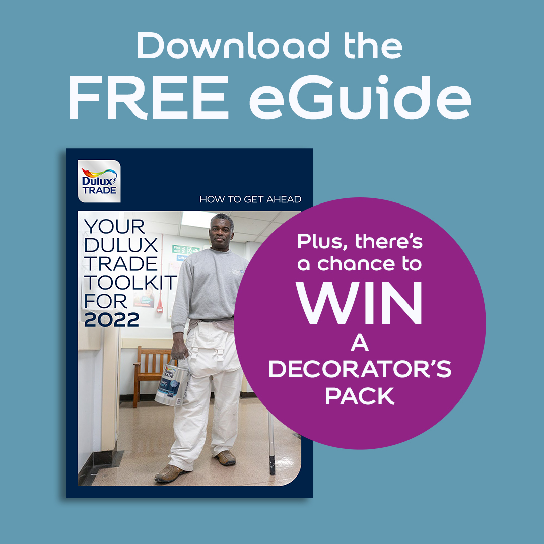 Get exclusive access to the Dulux Trade Toolkit 2022 when you sign up to the Dulux Trade ‘In The Know’ newsletter before 11/01/2022 🌟

It's bursting with all the tools, tips and trends you need to make business boom this year  🚀

➡️ spr.ly/6014J75H6