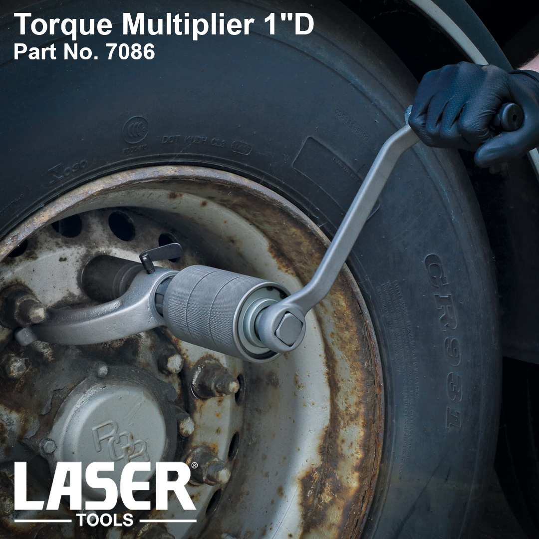 Laser_Tools's tweet photo. ⚠ Product Focus ⚠

This torque multiplier is designed for removing the highly torqued wheel nuts on light commercials and trucks, up to a maximum of 3200Nm (2360lb-ft).

Available now from your local Laser Tools stockist. (Part No. 7086). 
https://t.co/gEUf8c6BOp

#laser_tools https://t.co/OCcu9dPcZF