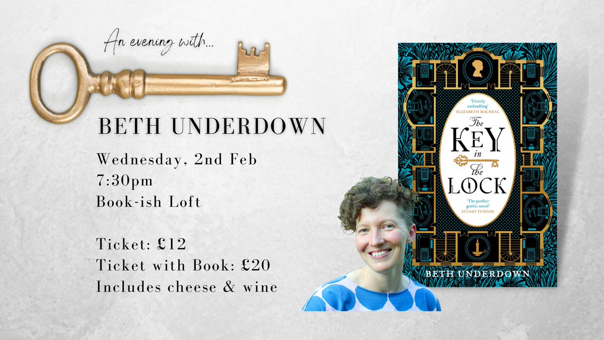 We are continuing our 2022 event line-up with @bethunderdown in our very own Book-ish Loft space on Feb 2nd!! All tickets come with a cheese &amp; wine spread... what could possibly be better!? Get your tickets here: ow.ly/gXVz50HoBSv