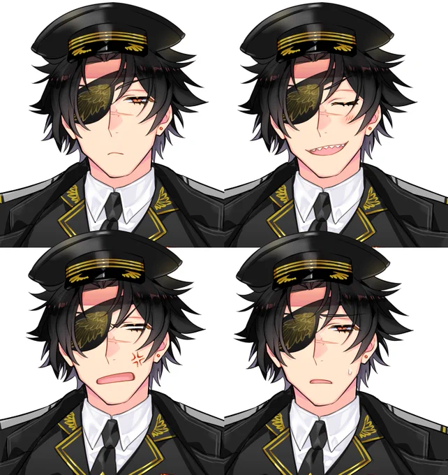表情豊かな差分も描かせていただきありがとうございました! 