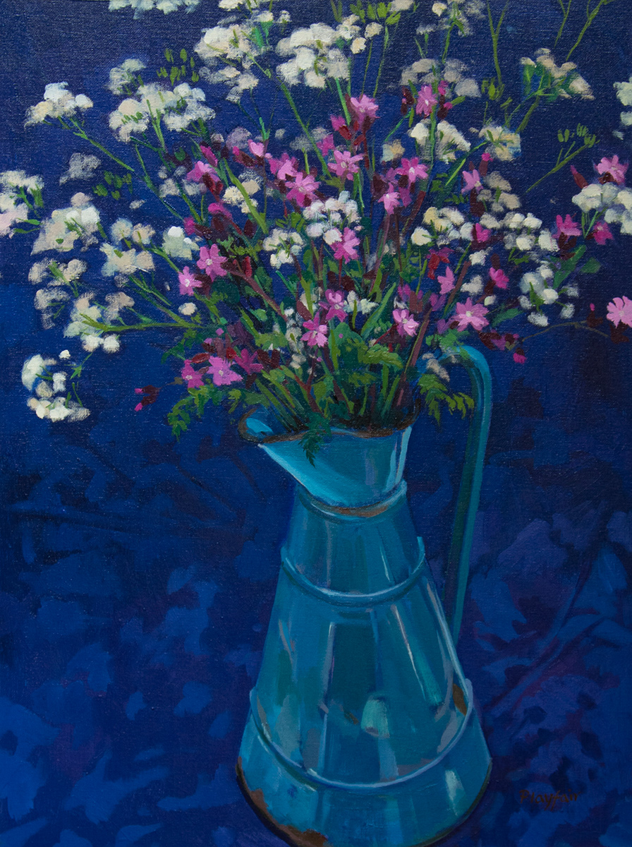 Annabel Playfair
Jug of Cowparsley
Oil on Canvas
61 x 46 cm

#art #godalming #surrey #winter #exhibition