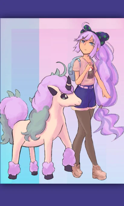 ポケモンと一枚描かせてくださいの企画開始!はじめましても、久しぶりも人でも人じゃなくても是非に!!#お絵描き好きさんと繋がりたい #RTしたVtuberを描く 