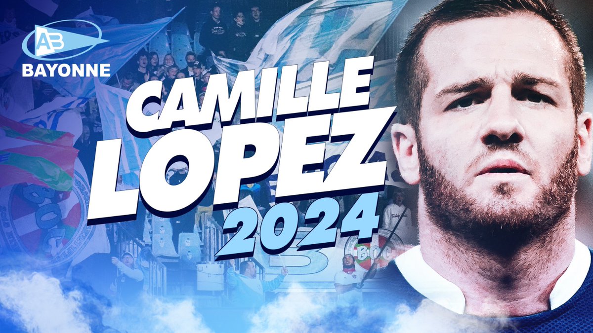 avironrugbypro's tweet photo. 👋Ongi etorri!

✍️L’Aviron Bayonnais Rugby Pro est heureux d’annoncer l’engagement de Camille Lopez pour les 2 prochaines saisons.

🎤Retrouvez en exclusivité pour l’Essenciel, l’ouvreur de Clermont qui justifie son choix de rejoindre le Pays basque : https://t.co/EUYnHD54ch https://t.co/ZTRP6yqPzc