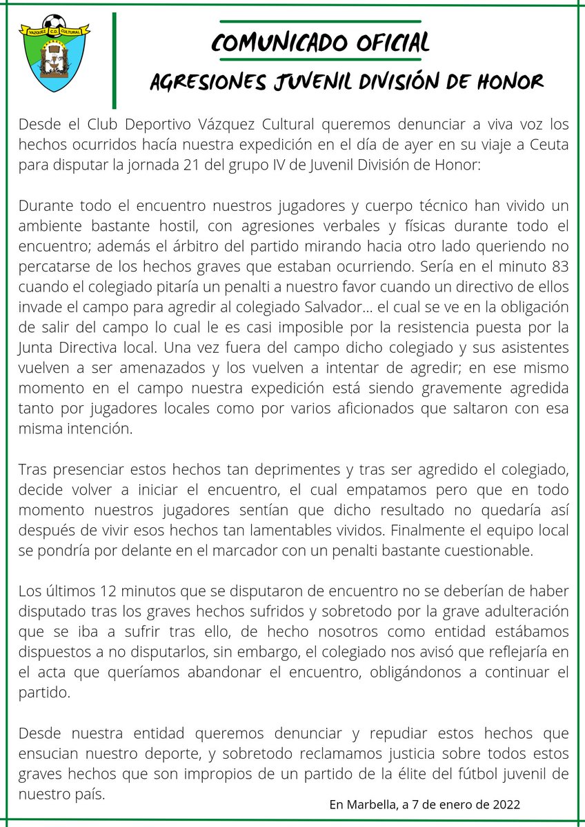 CD Vázquez Cultural tweet media