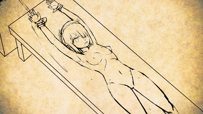 ã#å°å¥³ã«äžããéæ§ãäœäžæ·åã»åŠå玹ä»
No.11ã#ã©ãã¯ã
æ·åå°ãšãã
ç ç²è
ã¯æè¶³ãææãããäžäžã«åŒã䌞ã°ãããŠããã
é女ç©ãã®æä»£ã«ã¯éæã¡ãšäžŠãã§æãããã¥ã©ãŒãªæ·ååšå
·ã®1ã€ã ã£ãã
äœäžã§ã¯äž¡æè¶³ã®é¢ç¯ãè±èŒãããŸã§èº«äœãåŒã䌞ã°ããããã®åŸç·éã«ç¯ãããããšã«ãªãã