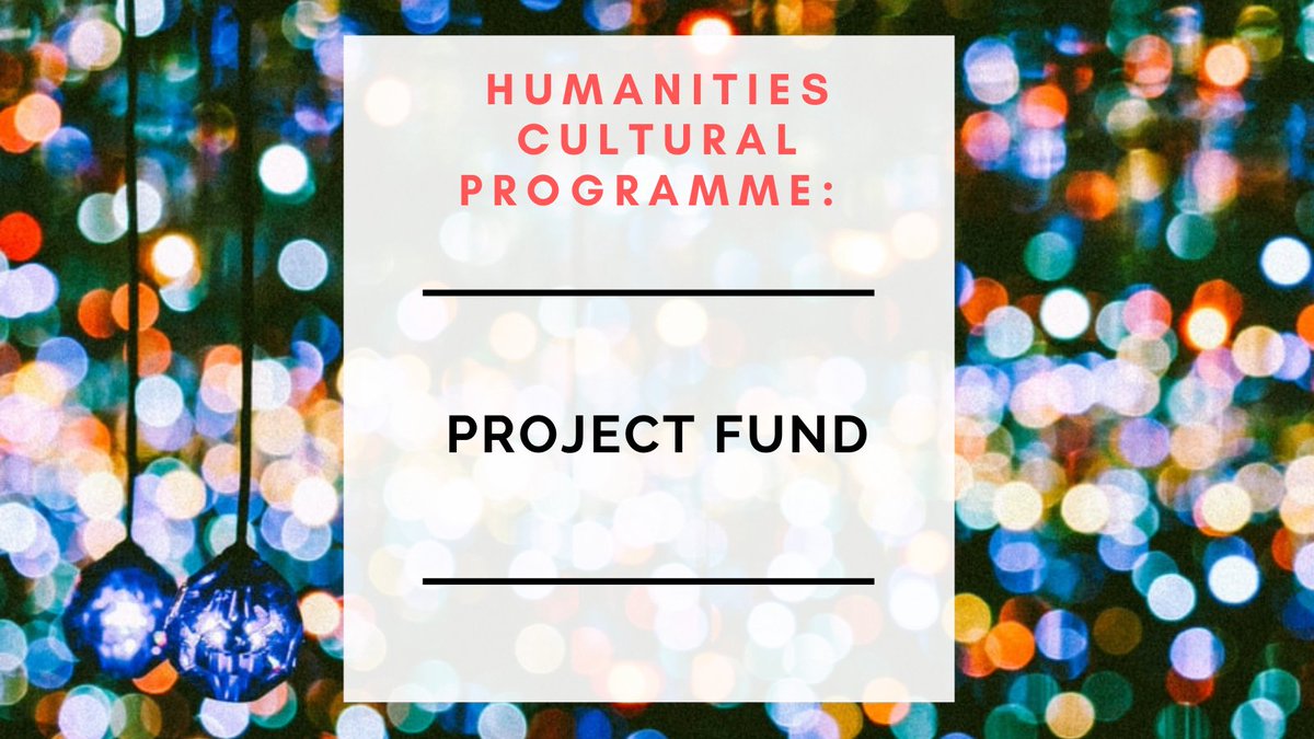 TORCHOxford's tweet photo. The #HumanitiesCulturalProgramme seeks exciting new projects focusing on cultural events and public engagement activities, with up to £3,000 funding available.

Find out more and apply by Fri 4 Feb, 5pm: https://t.co/H0UIWhJagx https://t.co/z4JORLDoB6