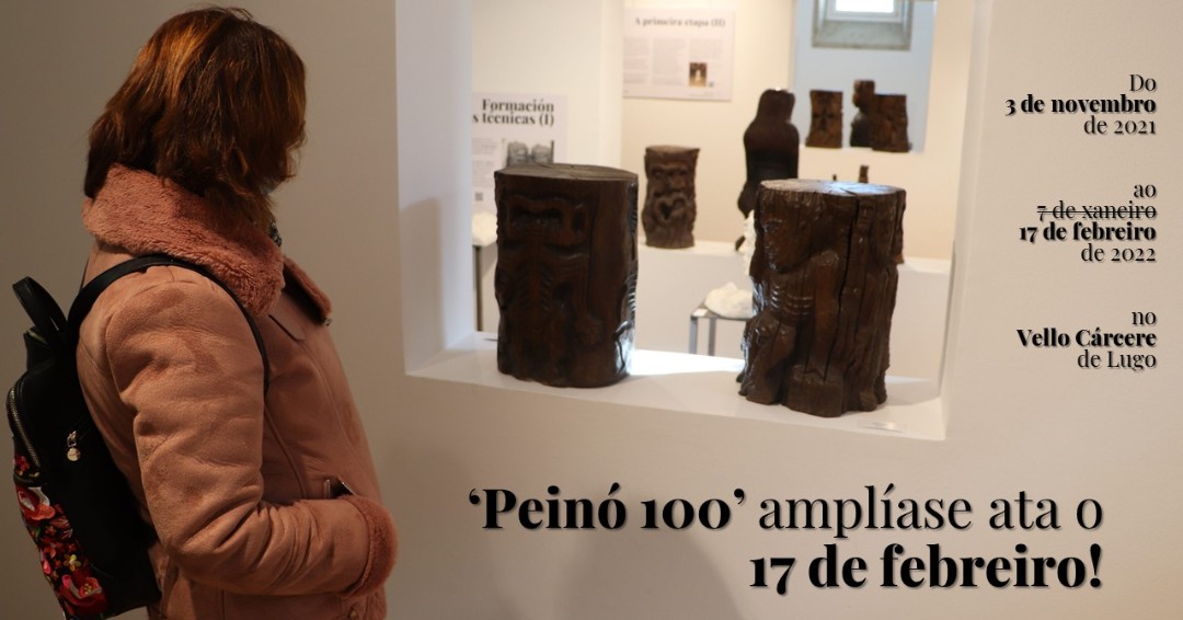 ⚡ A exposición #Peinó100 seguirá en <a href="/o_vello_carcere/">O Vello Cárcere</a> ata o 17 de febreiro. Qué vas atopar? Selección de esculturas en madeira, obras noutras técnicas e materiais, documentos biográficos e materiais complementarios do escultor lugués.

#Lugo #ActivandoLugo #ExposenLugo