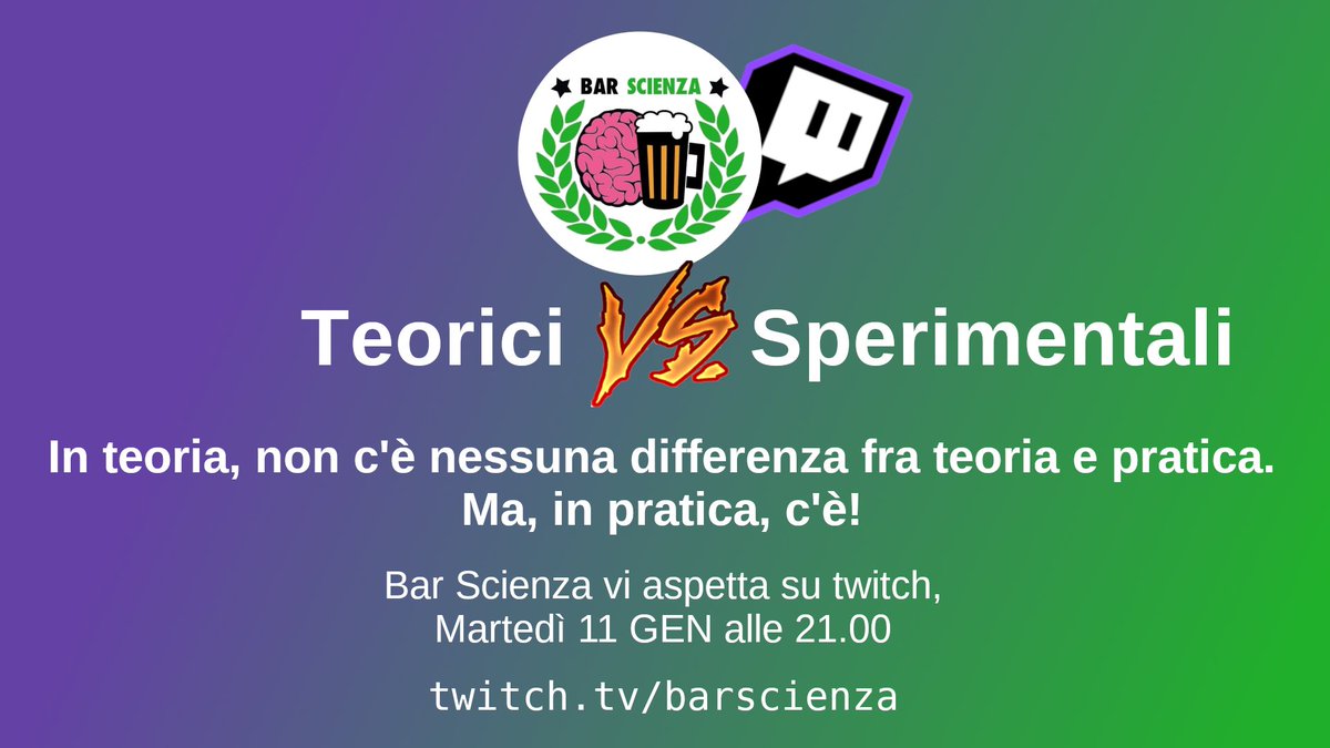 BarScienza's tweet photo. Io dico che ne vedremo delle belle! Mi sembra di sentire già i colpi di mortaio...
#scienze #scienza #teorici #sperimentali #PeaceAndLove https://t.co/U6mFxbDc8A
