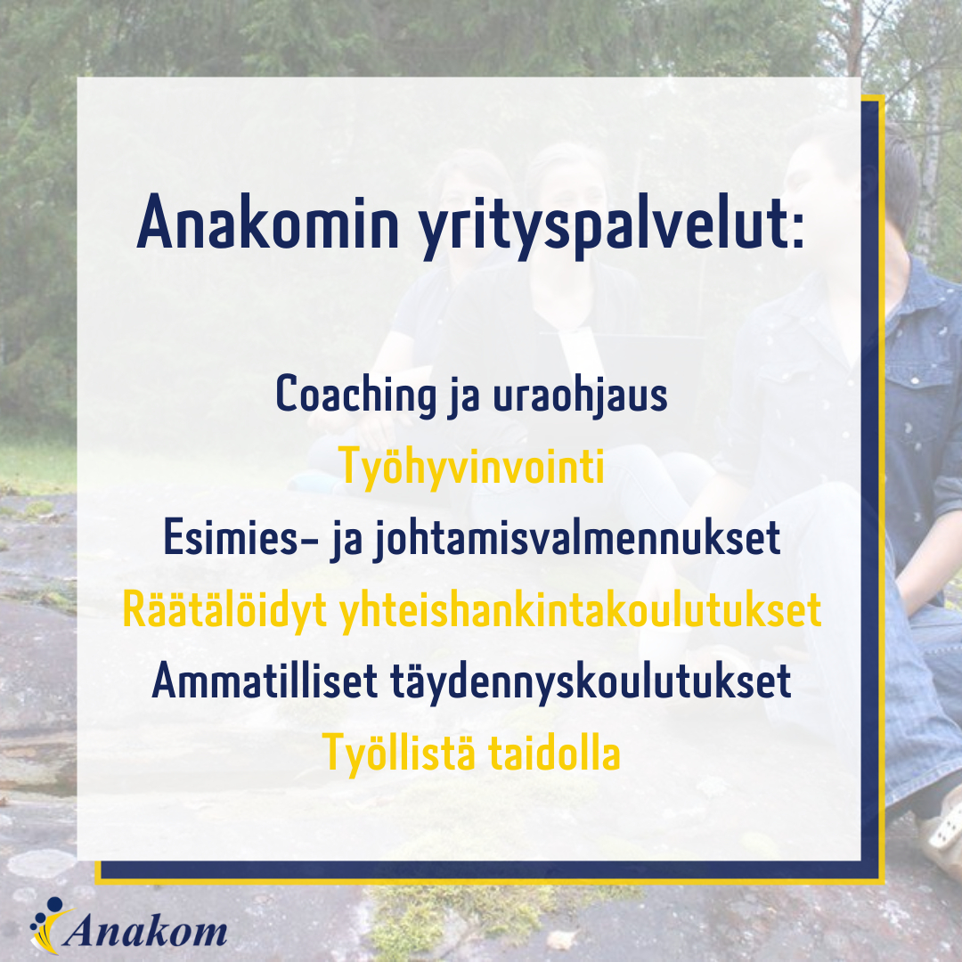 Oletko jo tutustunut Anakomin monipuolisiin yrityspalveluihin? Jos nämä ovat menneet ohi, tässä katsaus palveluihimme! Käy tutustumassa vaihtoehtoihin osoitteessa anakom.com ja valitse just sulle sopivin palvelu!😎 #anakom