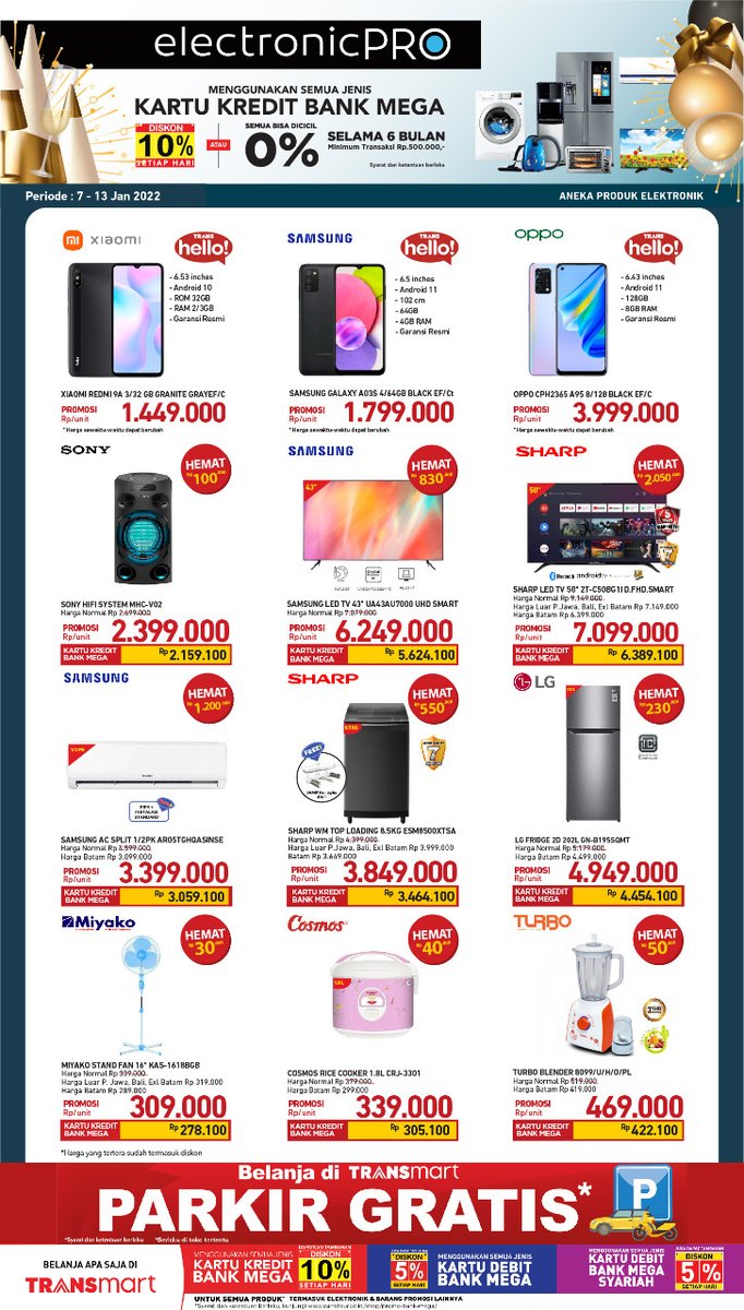 Transmart_IND's tweet photo. Katalog terbaru Transmart bisa kamu lihat di sini --
> https://t.co/7bu3kepnWw
Yuk langsung ke gerai Transmart terdekat sekarang juga dan nikmati promonya sebelum kehabisan! #KeTransmartAja #TransmartIndonesia #PromoTransmart https://t.co/5JeBHrzaGY