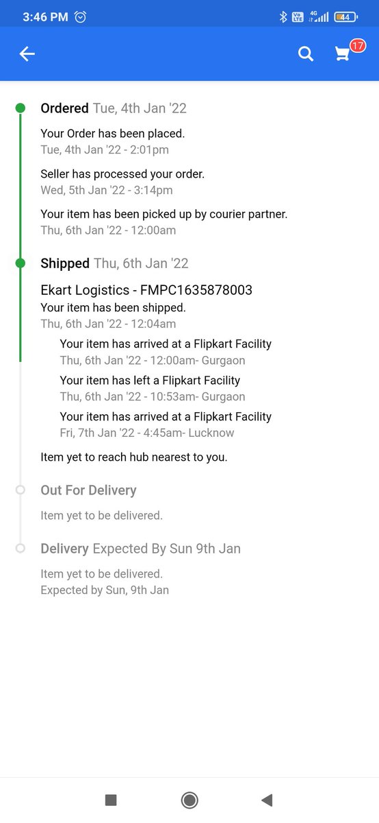 <a href="/flipkartsupport/">FlipkartSupport</a> Flipkart help me to get these two orders delivered to my home without any problem